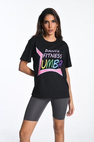 1 تي شيرت احترافي عالي التحمل للياقة البدنية بدون أكمام ملابس رقص فضفاضة للنساء: تي شيرت جاهز لأرضية الرقص للجنسين مثالي للصالة الرياضية مقاس XL وردي in Kuwait