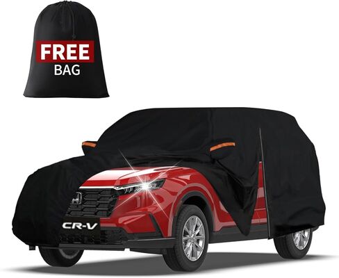 Car Cover Custom Fit for Ford Mustang 1964-2024, Waterproof Outdoor All Weather Protection with Driver Door Zipper 6 Layers 210D Oxford, Mustang GT/Cobra/Shelby/Bullitt/ECOBOOST/Chevy Camaro in Kuwait