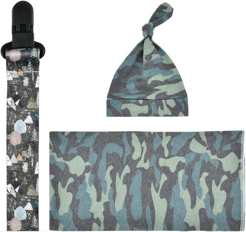 Floral Swaddle Blanket, 3 Pack, Receiving Blankets Girl, Flower Swaddling Blanket, Baby Girl Swaddle Registry Essentials, Newborn Wrap Soft Snug Stretchy Breathable, Hospital Coming Home Outfit in Kuwait