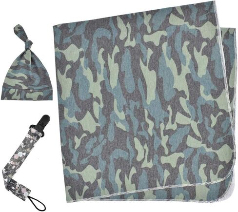 Floral Swaddle Blanket, 3 Pack, Receiving Blankets Girl, Flower Swaddling Blanket, Baby Girl Swaddle Registry Essentials, Newborn Wrap Soft Snug Stretchy Breathable, Hospital Coming Home Outfit in Kuwait