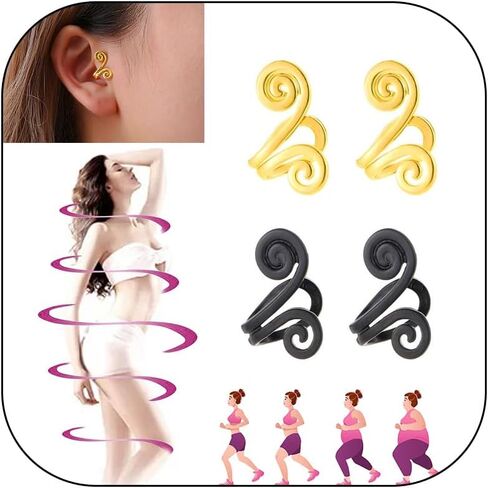 3 Pairs Acupressure Earrings Acupressure Clip on Earrings for Women Men Non Piercing Acupressure Acupoint Earrings Ear Clips for Women in Kuwait
