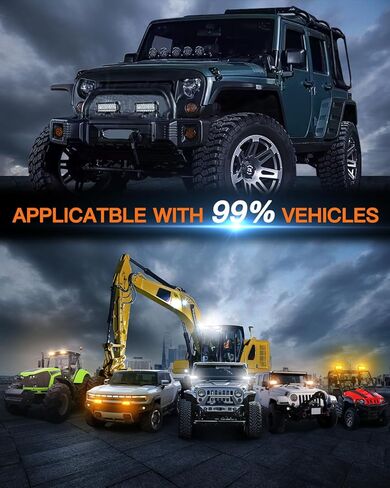 طقم شريط إضاءة LED 7 بوصة مع سرج سلك مفتاح الروك 2 قطعة 24000LM LED أضواء قرنة ثلاثية الصفوف البيضاء بقعة الفيضانات كومبو شعاع أضواء الطرق الوعرة لشاحنة ATV SUV UTV قارب IP68 مقاوم للماء in Kuwait