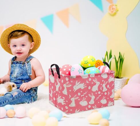 Kids Baby Storage Basket Kids Toy Basket for Boy and Girls Gift Basket Empty Book Shelf Basket Rectangular Animal Room Decor Bedroom Bathroom(Animals) in Saudi Arabia