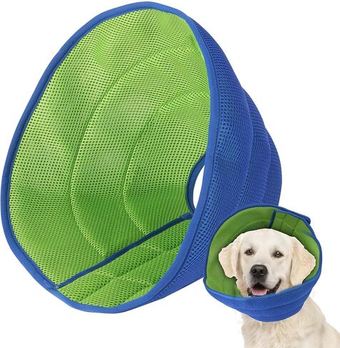 Soft Dog Cone Collar Alternative Small Dogs/Cat, E Cones for Puppy/Kitten to Stop Licking After Surgery, Neuter Recovery Ecollars of Shame Alternatives, Comfortable Paws Comfy Elizabethan Collars in Saudi Arabia