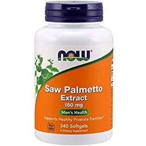 Now Foods Saw Palmetto Extract 320 mg - 90 Softgels (Pack of 2) - 180 Total Softgels