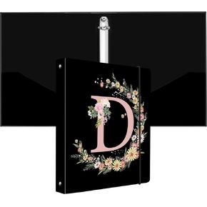 Miwasion Cute Mini 3 Ring Binder for قوي 1 بوصة حلقات دائرية بحجم حرف (5.5 بوصة × 8.5 بوصة) منظم مجلد صغير للوازم المدرسية واللوازم المكتبية (الدب البيج)