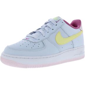 Nike Boy's Air Force 1 (Big Kid) Football Grey/Citron Tint/Cosmic Fuchsia 7 Big Kid M