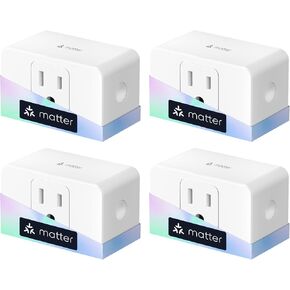 meross Smart Plug Mini, 15A & Reliable Wi-Fi, Support Apple HomeKit, Siri, Alexa, Echo, Google Assistant and Nest Hub, App Control, Timer, No Hub Needed, 2.4G WiFi Only, 1 Pack