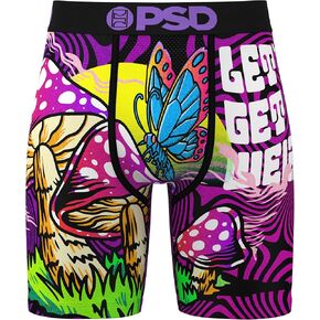 PSD Men's Head Trip Boxer Briefs, Multi, L