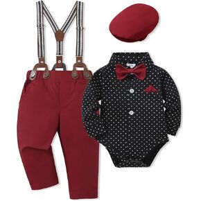 SANMIO Baby Boy Clothes 0-24M Baby Boy Suits 4pcs Baby Boys Baptism Easter Outfits Baby Christmas Clothes