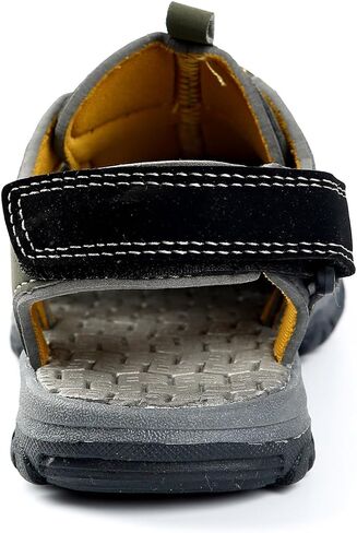 Northside Boys' Burke SE Fisherman Sandal, black/red, 11 M US Toddler in Saudi Arabia