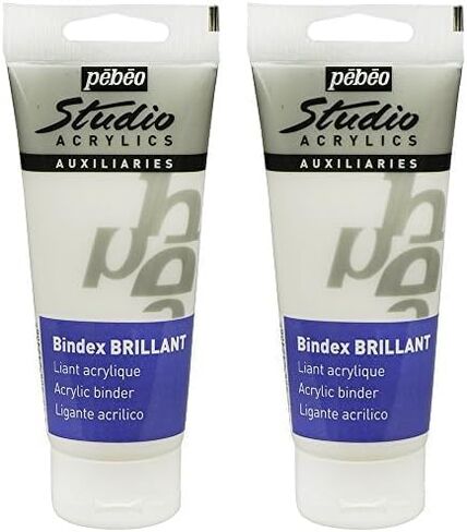Pebeo Studio Acrylics Auxiliaries, Gloss Bindex, 100 ml Tube, 3.4 Fl Oz (Pack of 1) in Saudi Arabia