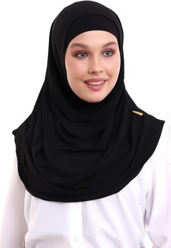 ihvan online, Women Muslim Hijab Cover, Islamic Khimar, Long Salah Clothes. Prayer Hijab for Women, Color:Brown in Saudi Arabia