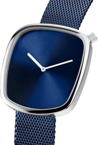 ساعة بيرينغ للنساء انالوج كوارتز بيبل كوليكشن بسوار ستانلس ستيل وكريستال الياقوت 18034-XXX in Kuwait