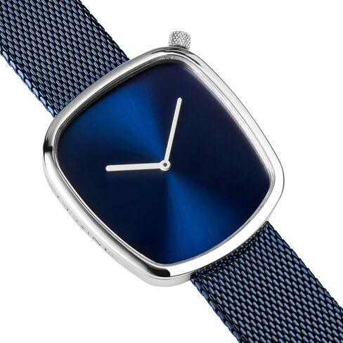 ساعة بيرينغ للنساء انالوج كوارتز بيبل كوليكشن بسوار ستانلس ستيل وكريستال الياقوت 18034-XXX in Kuwait