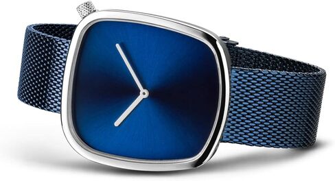 ساعة بيرينغ للنساء انالوج كوارتز بيبل كوليكشن بسوار ستانلس ستيل وكريستال الياقوت 18034-XXX in Kuwait