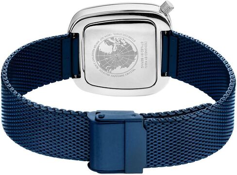 ساعة بيرينغ للنساء انالوج كوارتز بيبل كوليكشن بسوار ستانلس ستيل وكريستال الياقوت 18034-XXX in Kuwait