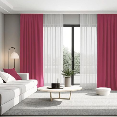 Yancorp Beige Blackout Curtains Thermal Insulated Window Treatment 63 Inches Long 2 Panels Set for Bedroom or Living Room (2 Panels), 34 in x 63 in, Beige in Kuwait