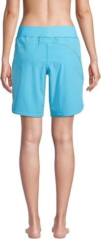 Lands' End Womens Comfort Waist 9in Swim Short Panty New Deep Sea Navy Regular 14 in Saudi Arabia