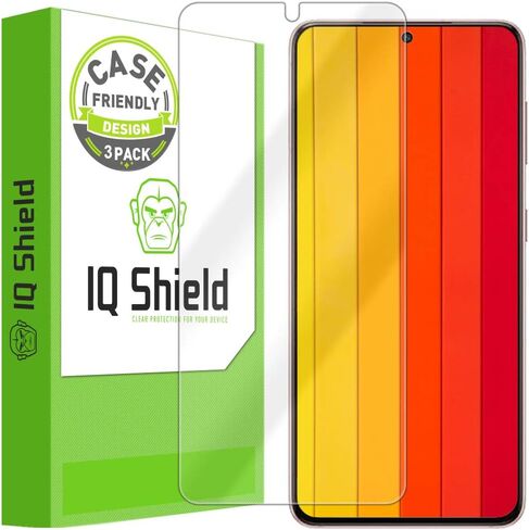 IQShield 2 Pack Screen Protector for Samsung Galaxy S22 Plus / S22+Plus 5G Case Friendly Easy Installation Fingerprint Unlock Anti-Bubble Clear TPU Film in Kuwait