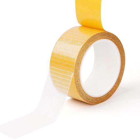 Double Sided Carpet Tape for Area Rugs - Keep Rug from Moving Around,Thin but Super Sticky 1.41 in × 33 FT(10m) in Saudi Arabia