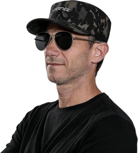 J-Force - نظارات شمسية Aviator خفيفة الوزن للرجال نظارات شمسية مستقطبة عصرية تكتيكية مع حماية من الأشعة فوق البنفسجية. in Kuwait