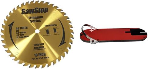 SawStop Titanium Series Premium Woodworking Blade - 40 Tooth BTS-R-40ATB in Saudi Arabia