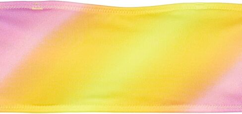 Happy Nation Girls Bandeau Swim Bikini Top, Beach Glass Tie Dye in Saudi Arabia