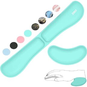 ZIBLY Wrist Rest Keyboard and Mouse Set - Anti-Skid Non Slip Ergonomic Wrist Cushion Support Pad - Easy Typing,Pain Relief - Premium Memory Foam for Work from Home Gaming Computer Laptop in Kuwait