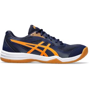 ASICS Men's Upcourt 5 Indoor Sport Shoe, 6.5, White/Denim Blue