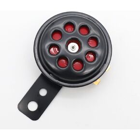 LVEE DL70 10 Universal Motorcycle Horn Waterproof Round Loud 12V 1.5A 105db small Electric round powersports horns for Motorcycle ATV scooter UTV dirt bike ebike