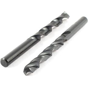 uxcell 2 Pcs 9.1mm Straight Shank Split Point Tip HSS Twist Drill Bit