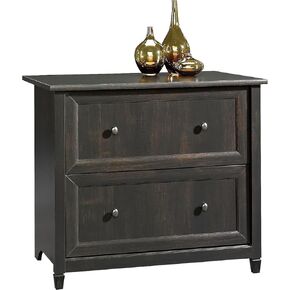 Sauder 409044 Edge Water Lateral File, Estate Black finish, L: 33.31" x W: 23.47" x H: 29.37