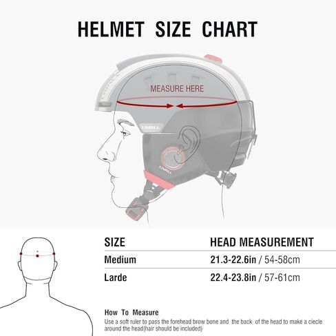 LIVALL Smart Bluetooth Ski & Smart Bicycle Helmet with Built in Speakers & Microphone. in Kuwait