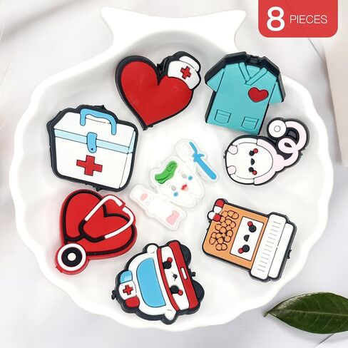 Cat Focal Beads for Pens, Silicone Focal Beads Bulk for Bead Pens Keychain Bracelet Jewelry Making (8Pcs Cats) in Kuwait