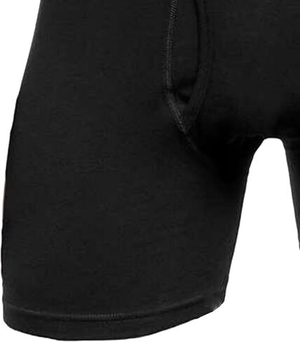 بلو ريبون كيركلاند سيجنتشر سوبيما سراويل داخلية للرجال من القطن (4 عبوات) - أسود مقاس XL in Kuwait