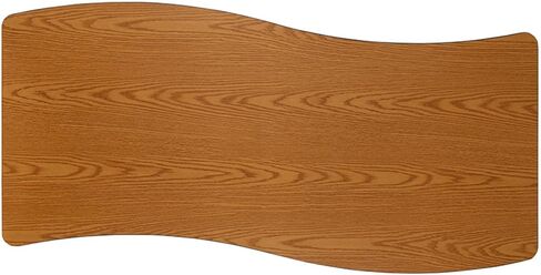 طاولة أنشطة Flash Furniture Wren مقاس 26 بوصة عرض × 60 بوصة طول، مستطيلة الشكل مرنة وتعاونية باللون الرمادي الحراري - أرجل قصيرة قابلة لضبط الارتفاع in Kuwait