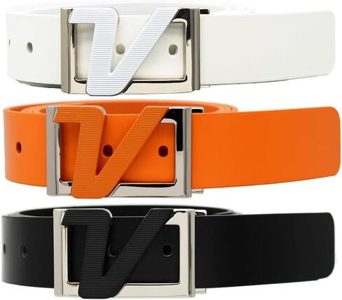 Volvik 100% Genuine Italian Real Solid Leather Belt Strap Free Size up to 42", Unisex, All 6 Colors in Saudi Arabia