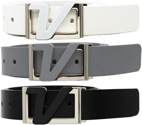 Volvik 100% Genuine Italian Real Solid Leather Belt Strap Free Size up to 42", Unisex, All 6 Colors in Saudi Arabia