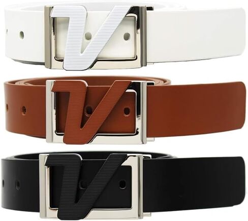 Volvik 100% Genuine Italian Real Solid Leather Belt Strap Free Size up to 42", Unisex, All 6 Colors in Saudi Arabia