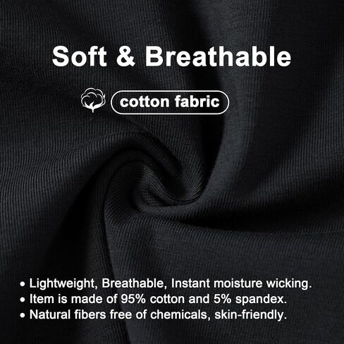 ملابس داخلية رجالية من COLORFULLEAF سراويل داخلية قطنية ناعمة قابلة للتمدد بحزام خصر عريض in Kuwait