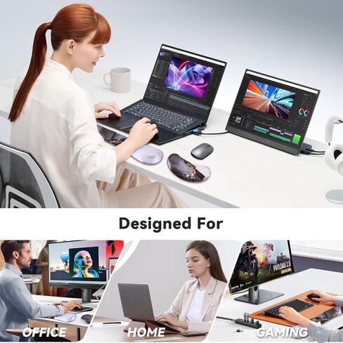 Zibly Ergonomic Gel Keyboard Wrist Rest & Mousepad Rests for Computer, Silky Memory Foam for Typing, Laptop Keyboard and Mouse Desk Pads Support Hand and Arm, 2 Piece Pad for Office and Travel in Saudi Arabia