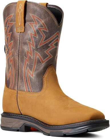 Ariat Mens WorkHog XT BOA Waterproof Work Boot Aged Bark/Brown 15 Wide in Saudi Arabia
