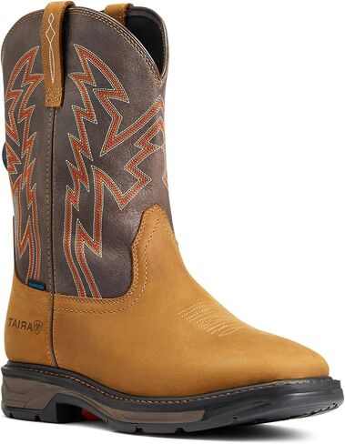 Ariat Mens WorkHog XT BOA Waterproof Work Boot Aged Bark/Brown 15 Wide in Saudi Arabia