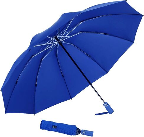 مظلة LANBRELLA مظلة سفر مدمجة مقاومة للرياح تفتح تلقائيًا وتغلق للمطر in Kuwait