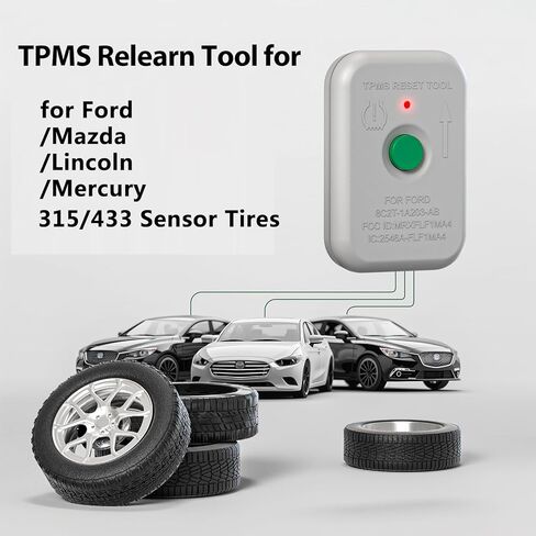 أداة إعادة ضبط VXDAS TPMS لأداة إعادة ضبط جهاز استشعار ضغط الإطارات Ford متوافقة مع F-150، Mazda، Lincoln، Mercury - إصدار 2023 (8C2Z-1A203-A) in Kuwait