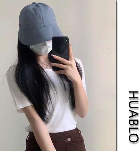 huablo]Womens Sun Hat Wide Brim Hat UV Protection Hiking Fishing Hats Suitable for Available in All Seasons 10P- XEDBMao in Saudi Arabia