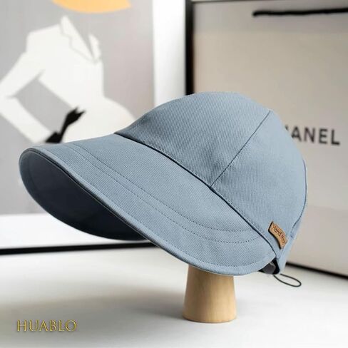 huablo]Womens Sun Hat Wide Brim Hat UV Protection Hiking Fishing Hats Suitable for Available in All Seasons 10P- XEDBMao in Saudi Arabia