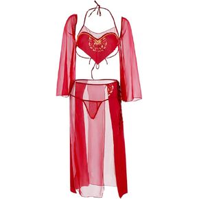 WEISINCOS Women's Cheongsam Lingerie Cosplay Japanese Geisha Kimono Anime Costume Asian Chinese Sexy pajamas