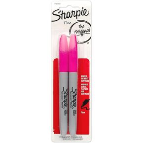 SHARPIE Permanent Markers, Fine Point, Assorted Colors, 4-Pack (30074)
